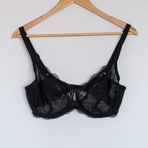 Freya Fancies Plunge Underwire Black Bra - UK 32FF